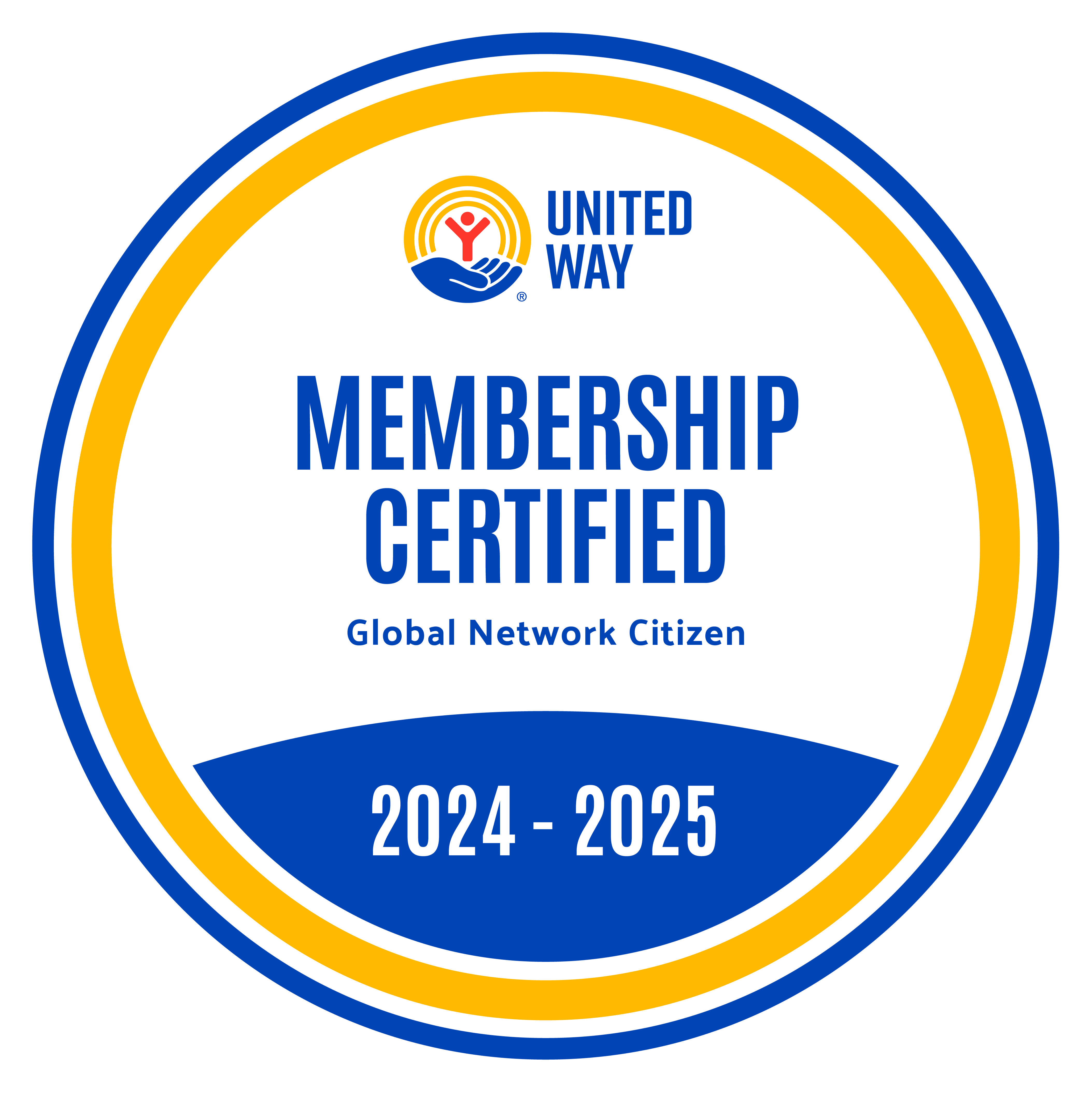United Way Worldwide Membership Certification 2025